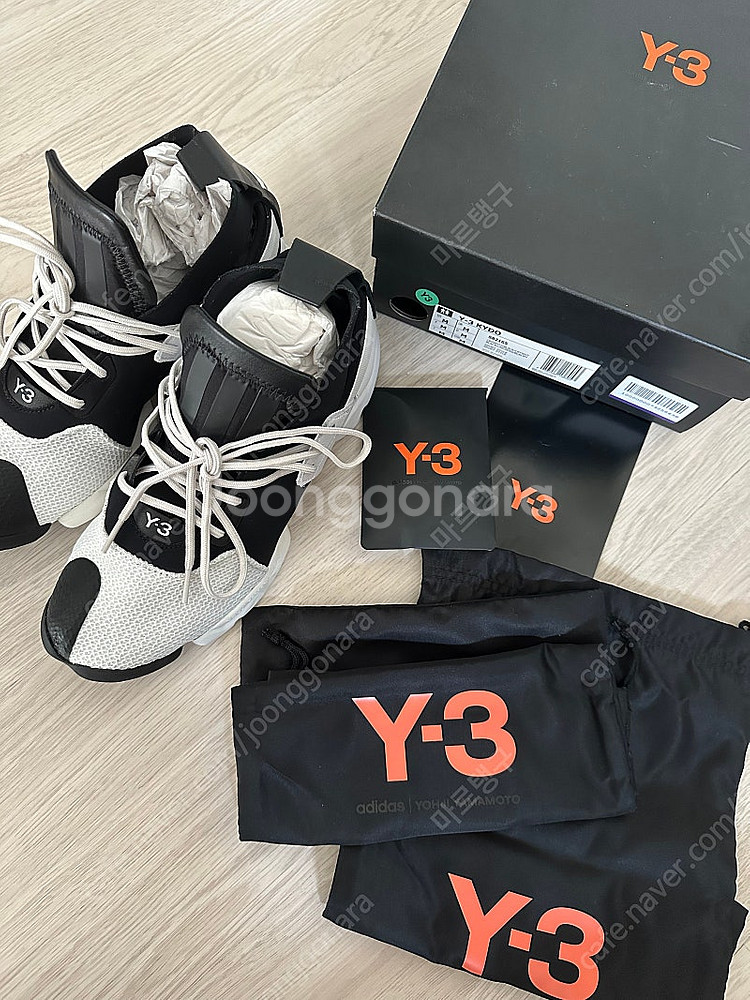 (새제품) Y3 요지야마모토 KYDO 255~260mm--4