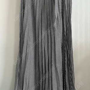 zara 자라 플리츠스커트 체크 깅엄 벨트