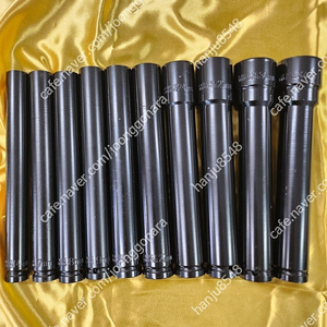 12사이즈 고급형 기장 200mm 롱롱 복스알 소켓 14mm~32mm 10개일괄 / 경기광주
