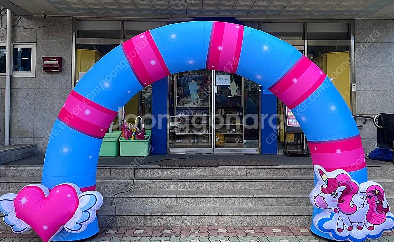 진짜예쁜 에어아치,풍선조형물,무대배경막,포토존 판매 (...--9