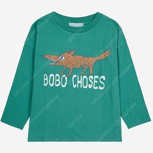 (새상품, 정품) 24aw 보보쇼즈 clever fox 긴팔 티셔츠 4/5
