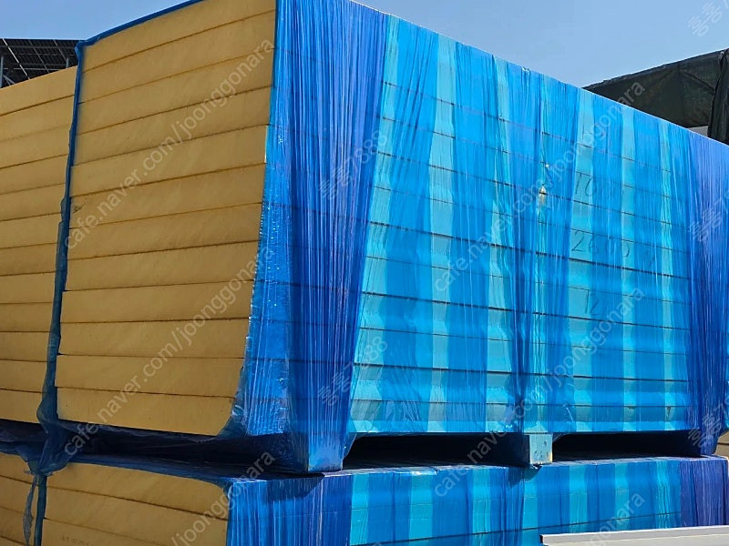 (판매)우레탄보드 우레탄폼 단열재 주택용자재 토목공사 축사공사 토목용자재 스치롤품 H빔 천장용 이미지