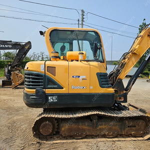 현대 중고 02굴삭기 R55I 2014년 코끼리집게,버켓3종 6500시간 특A급