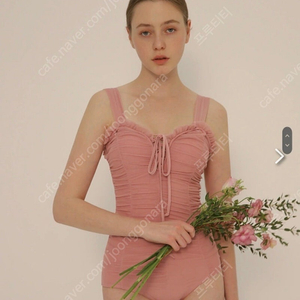 어라운드율 안젤라 모노키니 수영복 핑크 M