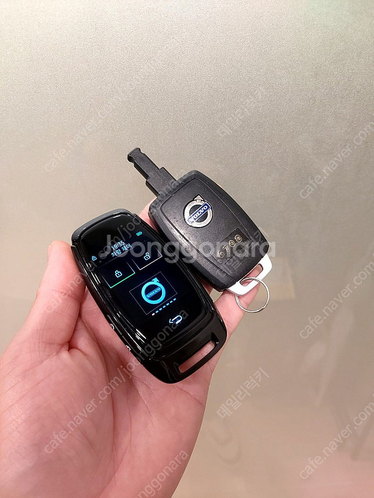 볼보 오래된 연식 구형 클래식 자동차키를 최신형 LCD...--1