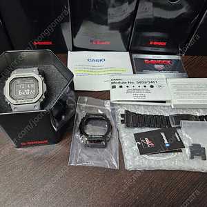 지샥 GMW-B5000GD-1DR 블랙 풀메탈,그레이 풀메탈