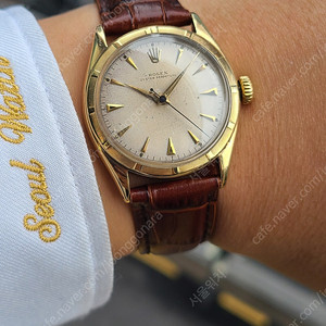 [정품] 롤렉스 오이스터퍼페추얼 버블백 옐로우골드 금통 빈티지 (Rolex Oyster Perpetual Bubble Back Yellow Gold)