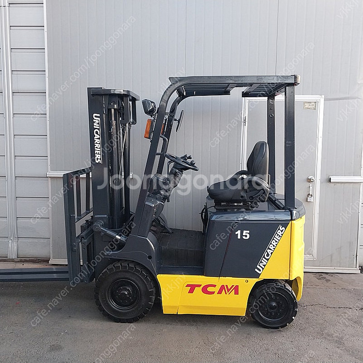 TCM 중고 전동지게차 1.5톤 3단 4300MM 싸이...--0