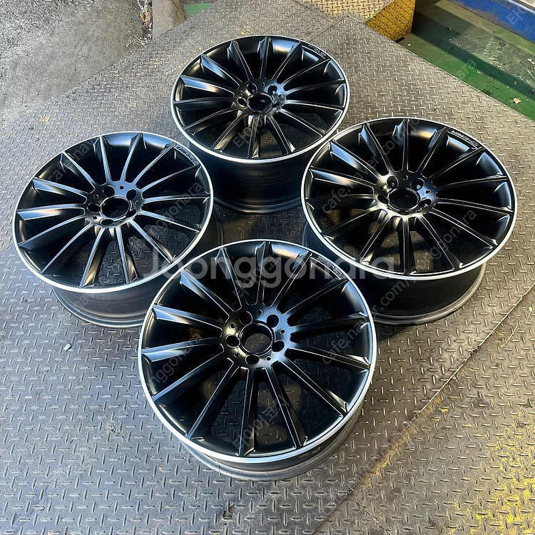 20인치 W213 벤츠E클래스 AMG 마차 매트블랙림폴...--1