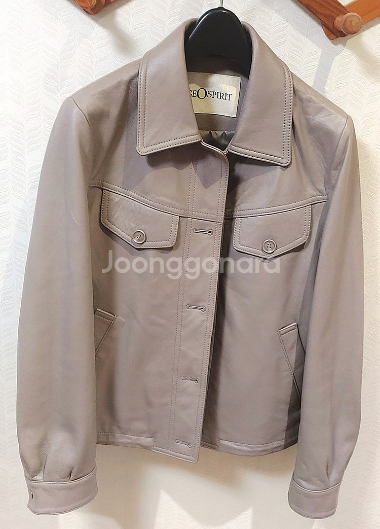 **Gama GeoSpirit 베이지 가죽 쟈켓,재킷,...--0