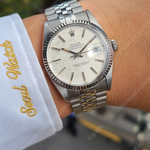 [정품] 롤렉스 데이저스트 36 린넨 보카시다이얼 올제치 소장용 (Rolex Datejust Linen Dial Vintage)