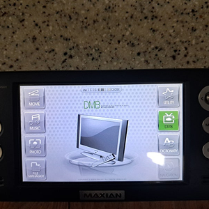 맥시안 E900t pmp 팝니다 dmb tv 동영상 기능
