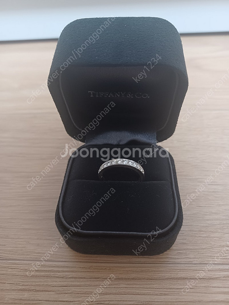 3mm)티파니 13p다이아 플래티늄 가드링 반지(티파니...--8