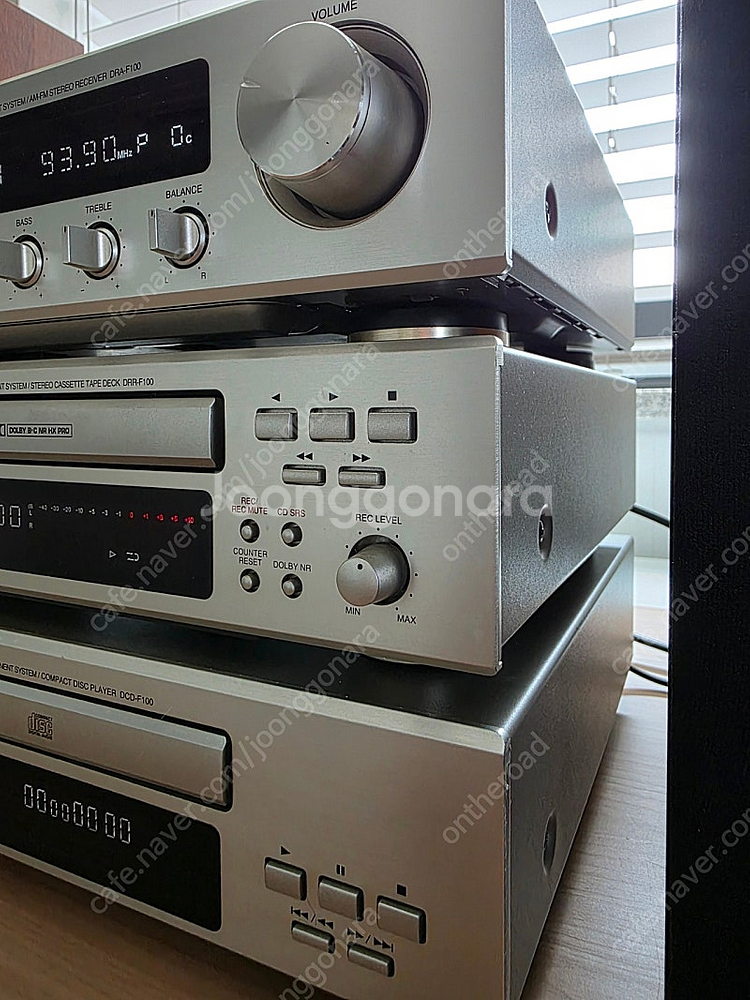 데논 F100 리시버 세트 택포 (인티앰프/CD/데크)--3