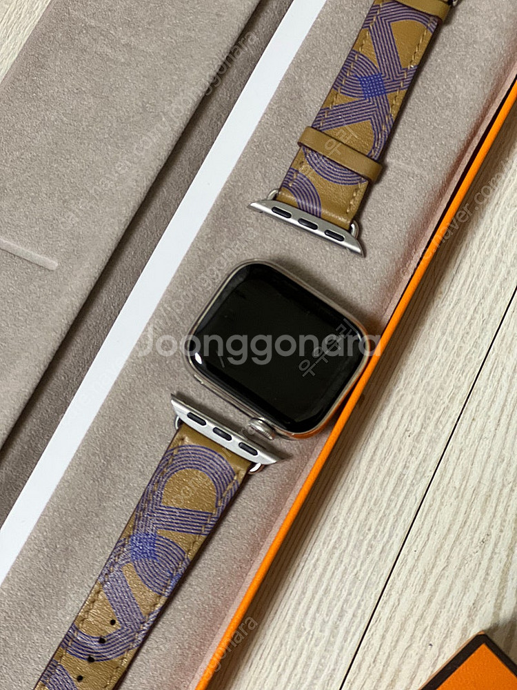 애플워치 에르메스7 풀박스 41mm 파손--0