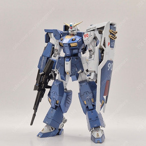 도색작 MG f90 건담 미션팩 j & q 반다이 프라모델 건프라
