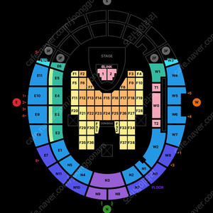 블랙핑크 콘서트 토요일 일요일 연석 단석 블랙석 3층
