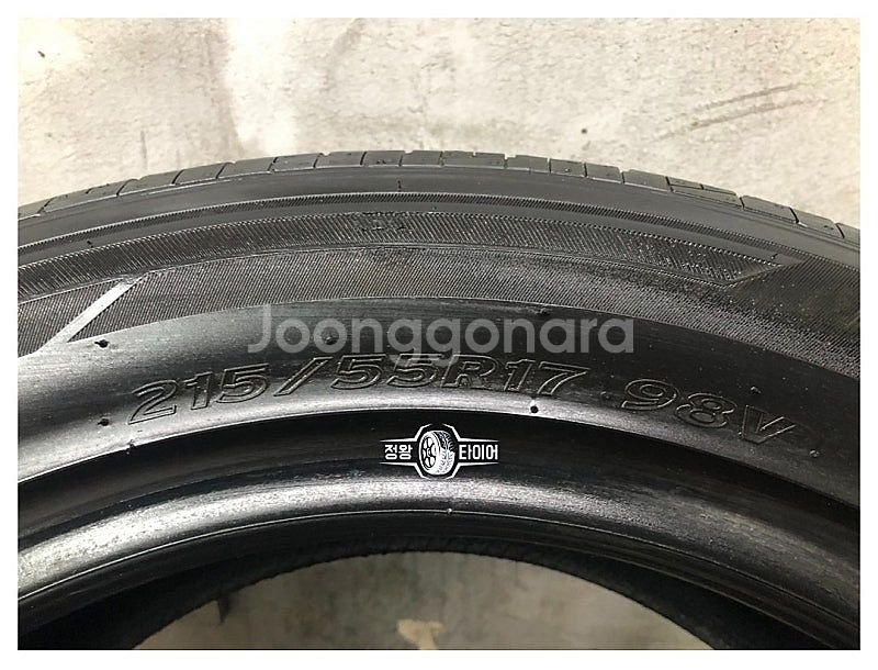 중고타이어 한국타이어 키너지EX 215/55R17 NF...--4