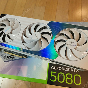 화이트 RTX 5080 만리 스텔라 OC 인텍앤컴퍼니 팝니다. (서울) Manli RTX5080 stellar