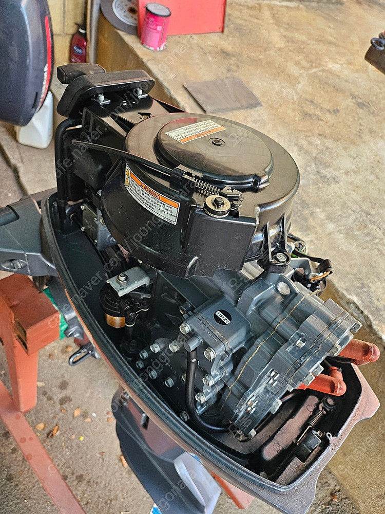 야마하 엔드류 15마력 선외기 보트엔진 이미지