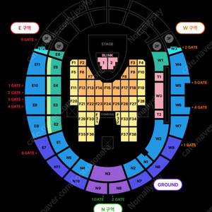 블랙핑크 콘서트 일 막콘 PINK석 양도합니다
