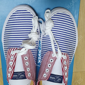 스페리(sperry) 남성 스니커즈 스트라이프 멀티 245 팝니다