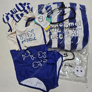 리미떼두두 24SS 물고기 수영복(2XL)&로브(3XL) 새상품 판매합니다^^
