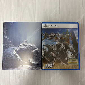PS5 몬스터 헌터 와일즈 스틸북 포함 판매합니다.