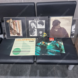조덕배,들국화,김현식,유심초,김종찬 5장 LP.