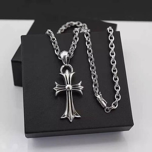 [Chrome Hearts] 크롬하츠 목걸이 실버 925 은 목걸이 ​길이60cm