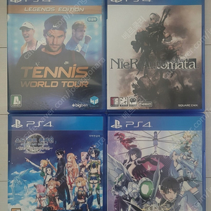 [PS4 중고] 테니스 월드 투어, 니어 오토마타, 소드 아트 온라인 할로우 리얼라이제이션, 소드 아트 온라인 천년의 황혼, 이블위딘2, 용과 같이3, 스타오션 디바인 팝니다.
