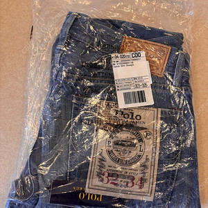 폴로 랄프로렌 배릭 슬림 스트레이드진 32x34