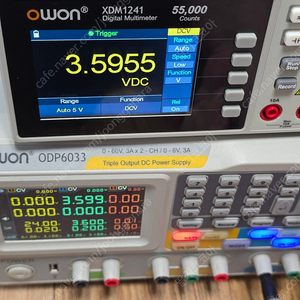 DC 프로그래머블 파워 서플라이 owon ODP6033 팝니다 60V 3A x 2채널