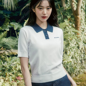 아이더 아이스 온 여성 반팔 폴로 스웨터 95 (장원영 착용) 9만원 팝니다