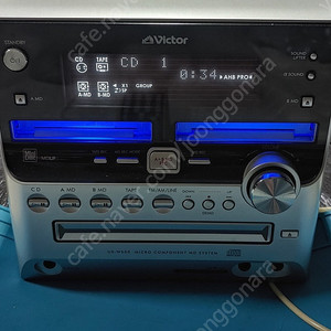 빅터 미니오디오 2MD.CD TAPE.FM