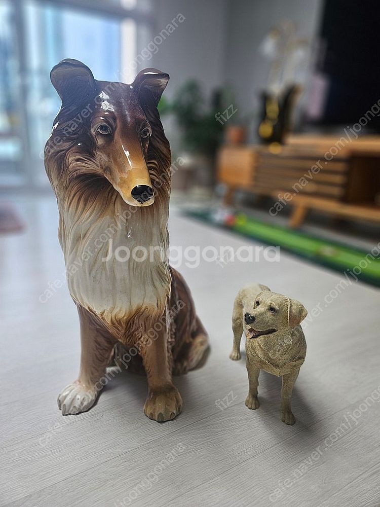 강아지 조각상--0