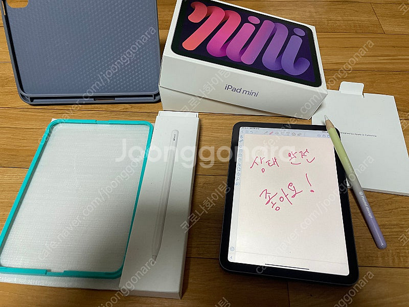 아이패드 미니6 퍼플 wifi 64gb + 애플펜슬 2...--0