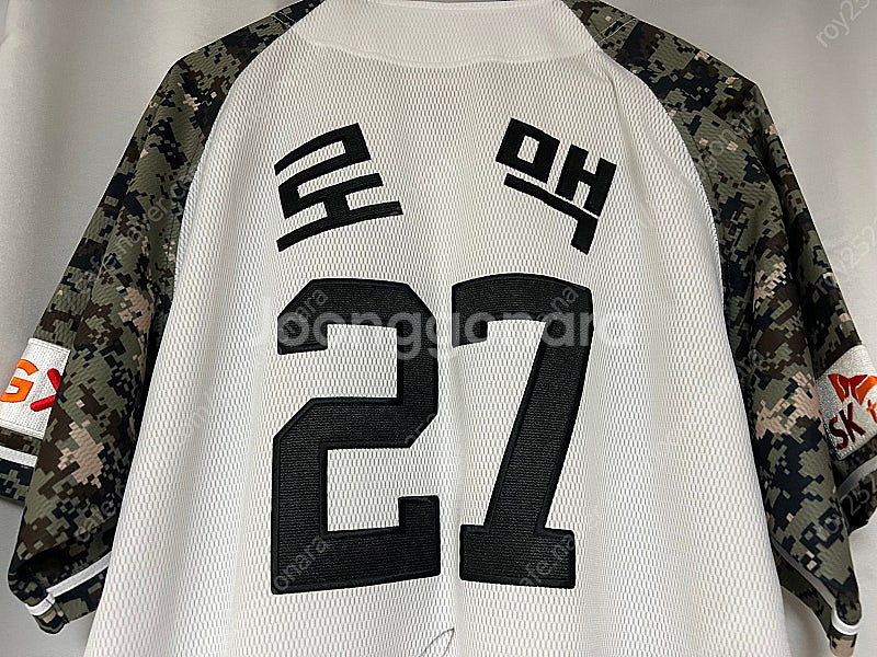 SK 와이번스 제이미 로맥 실착 유니폼 ssg 랜더스--4