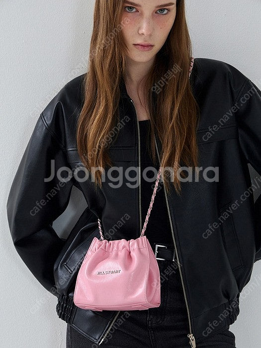 JILLSTUART 질스튜어트 핑크 체인 미니백 JAW...--2