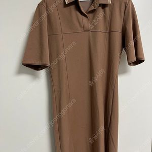 더캐시미어 반팔 원피스 한섬
