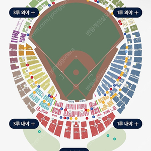 [5/31 토요일][6/1 일요일] 롯데자이언츠 vs SSG랜더스 내야필드석