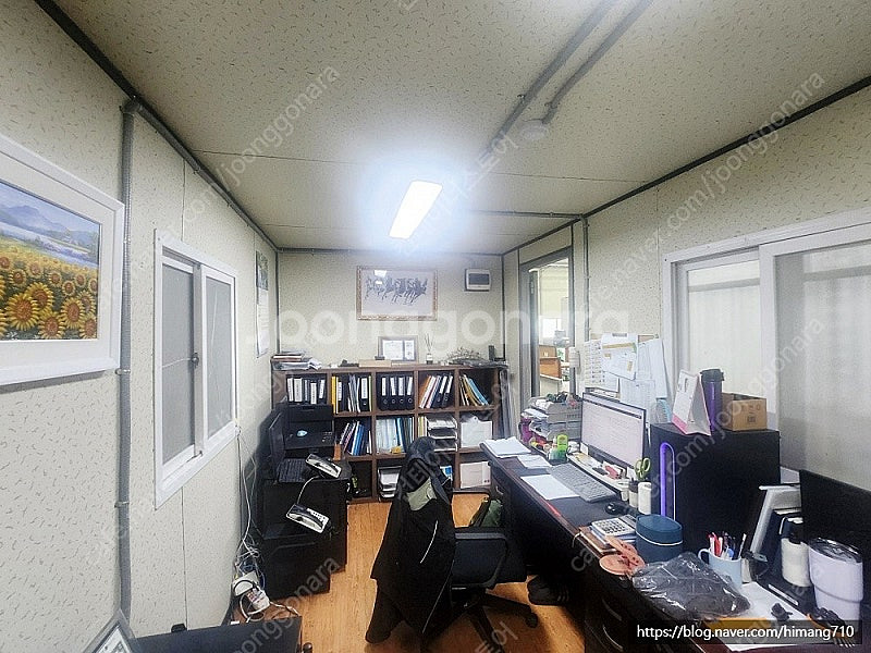 [급매/에어컨有] 실내용 중고컨테이너 2.5x6m--1