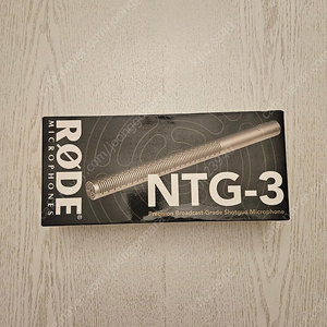 rode ntg3 asmr 샷건 마이크