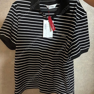 문선 반팔 스트라이프 새상품 01 M.C Stripe PK Half Shirt / Black