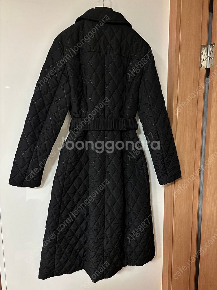 제시뉴욕 금장단추 퀼팅 누빔 벨트 패딩 점퍼자켓 올드머...--9