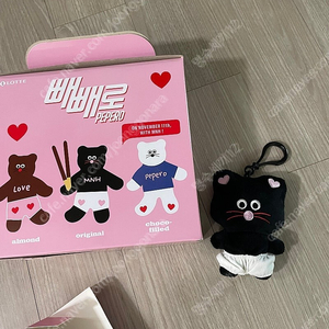 모남희X빼빼로 3세트+블핑이 인형 키링