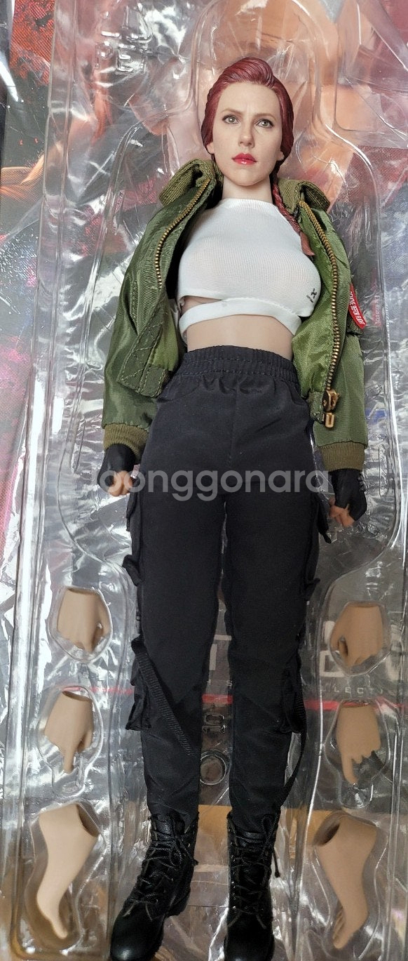 가격인하) 핫토이 1/6 마블 어벤져스 블랙 위도우 스...--2