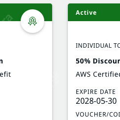 AWS 50%할인 바우처 판매합니다