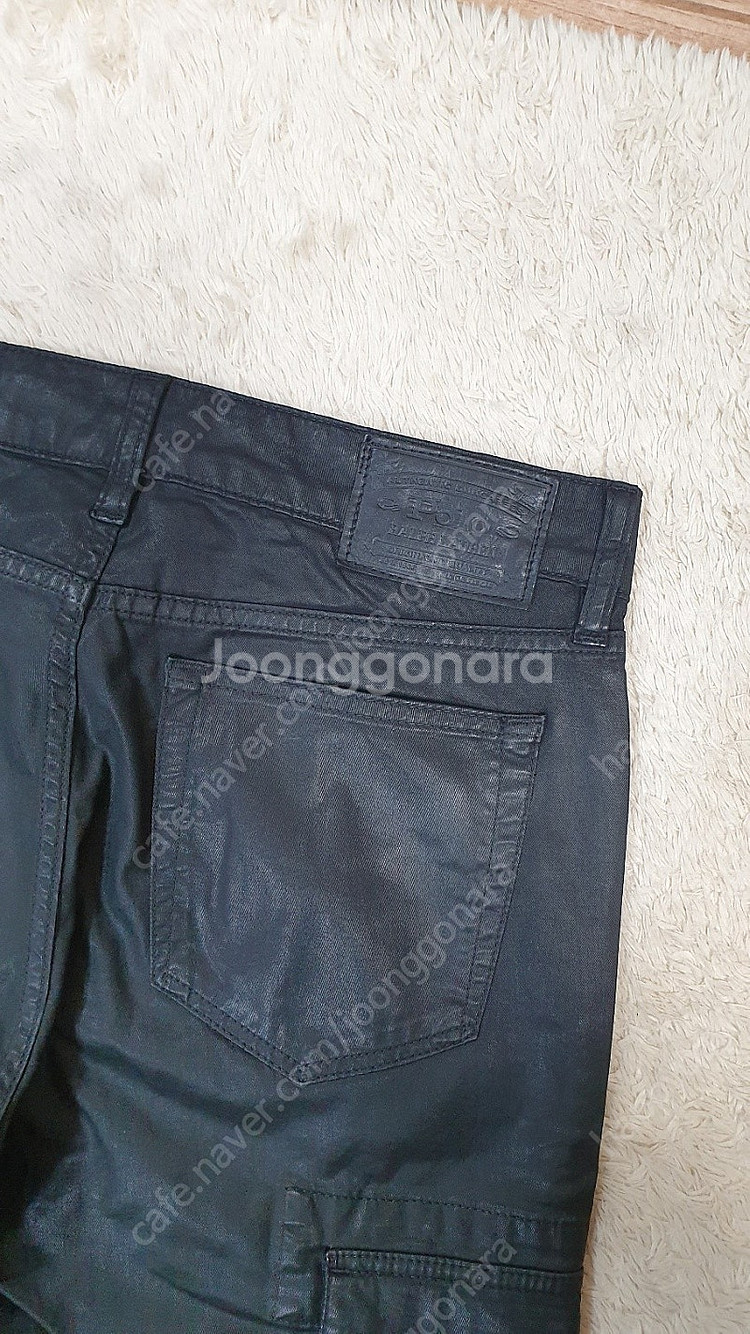 [남성28] 정품 폴로 랄프로렌 레더바지 카고바지 새것...--4