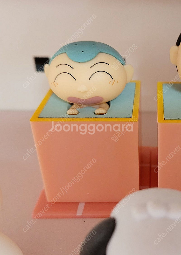 짱구 흰둥이 유리 수지 훈이 피규어 리멘트 가챠--2
